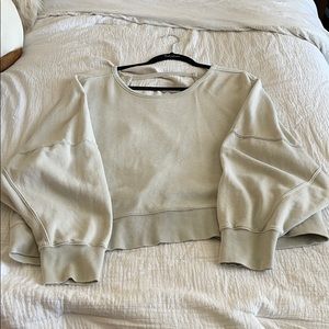 LoveStitch oversized crop sweater